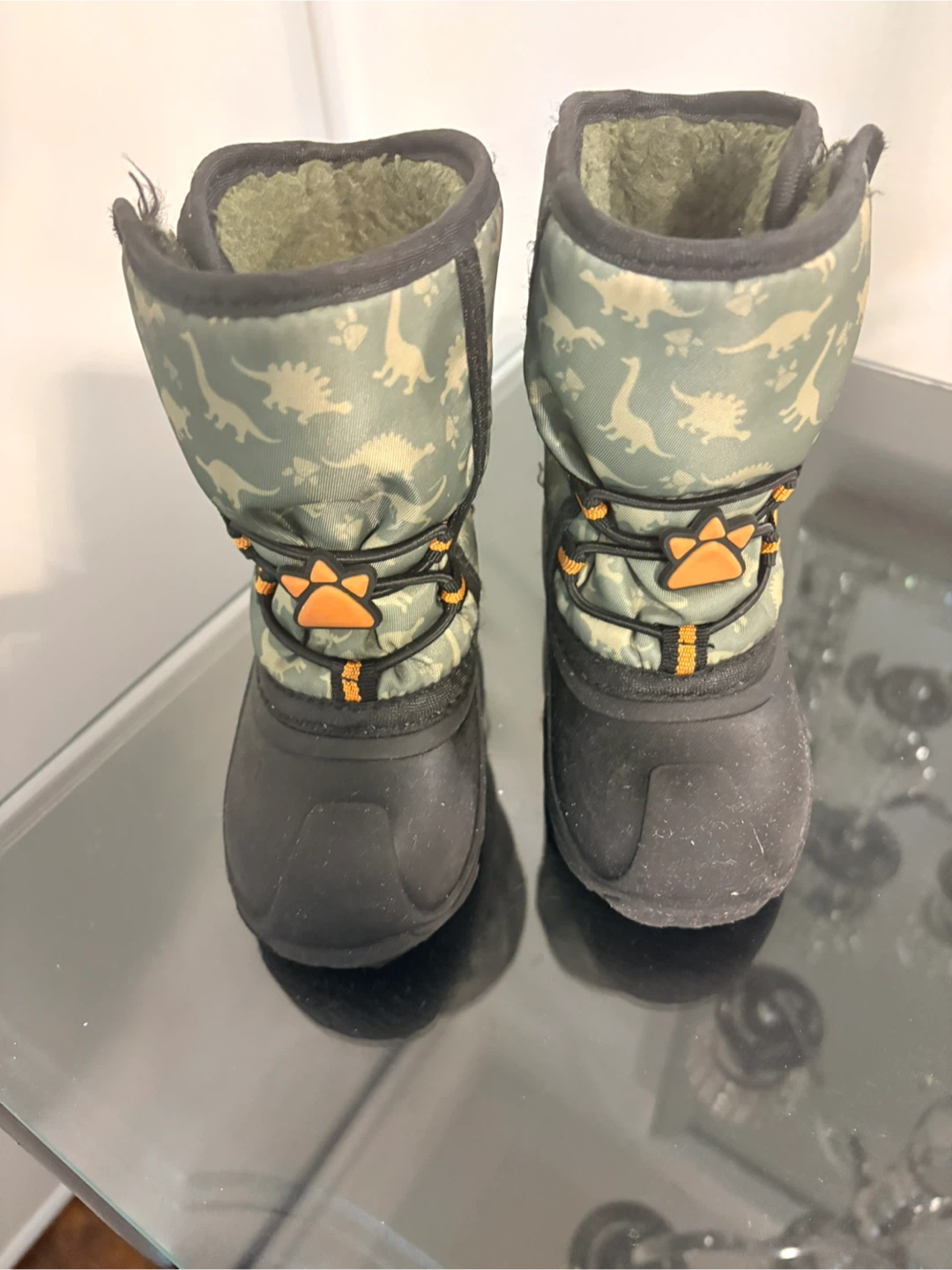 Kids Dinosaur Winter Boots Size 7 - photo 4
