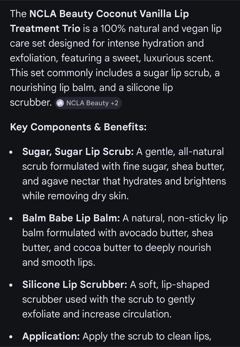 🍋🍯NEW! 3pcs Set COCONUT VANILLA LIP CARE DUO + LIP SCRUBBER - photo 5