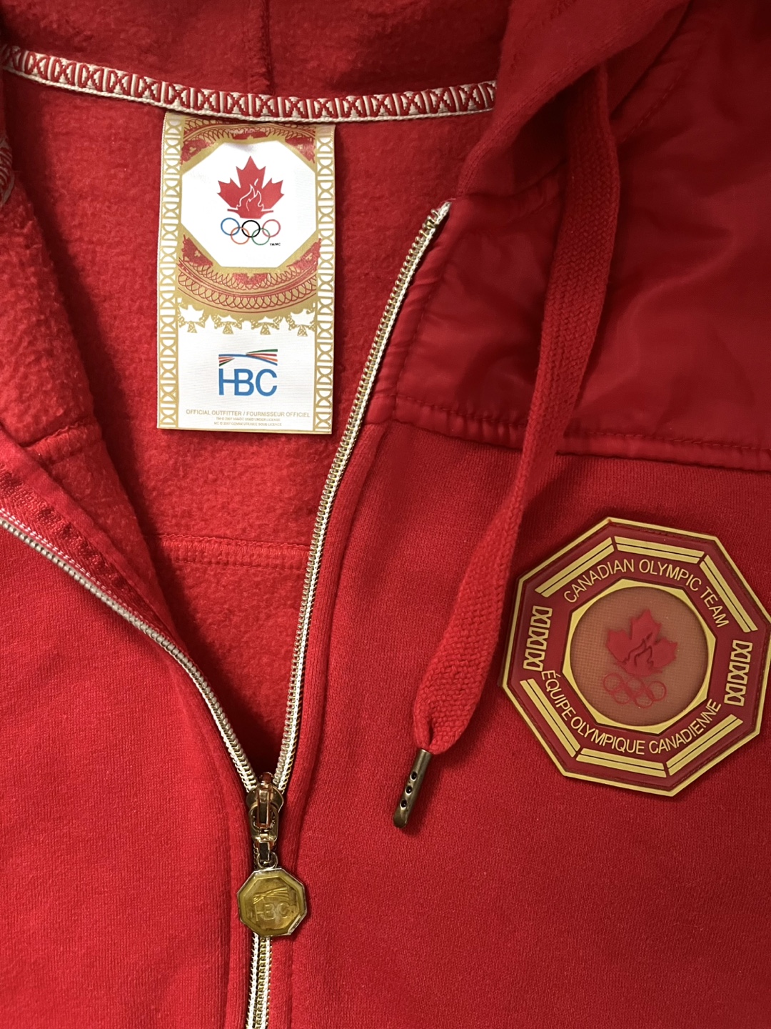 HBC 2008 Olympics Zip-Up Hoodie - photo 3
