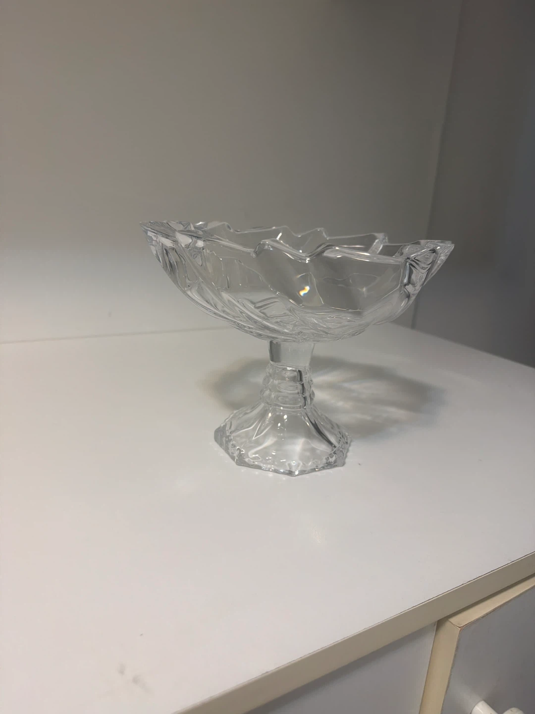 Clear Glass Footed Candy Dish - photo 3