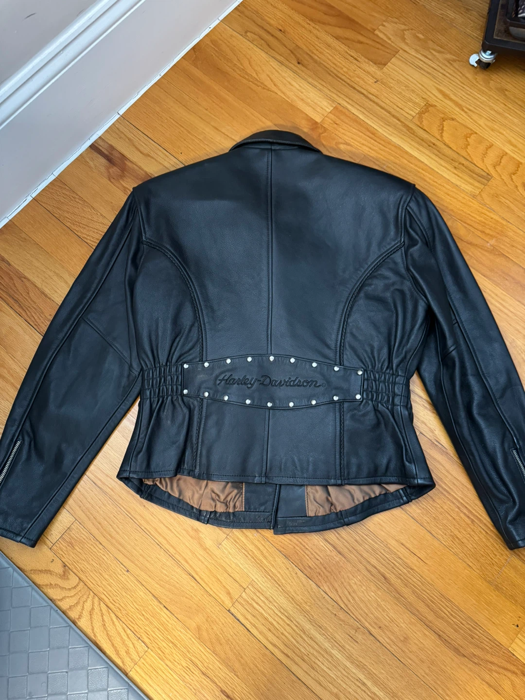 Harley-Davidson Women's Black Leather Motorcycle Jacket - photo 2