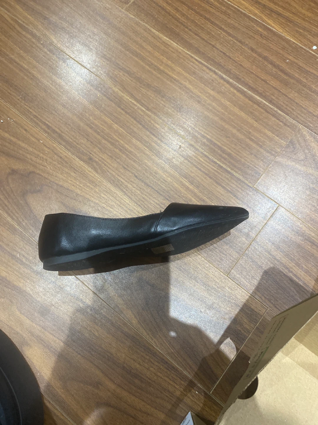 Call It Spring "Tatianaa" Black Vegan Flats - Size 8 - photo 2