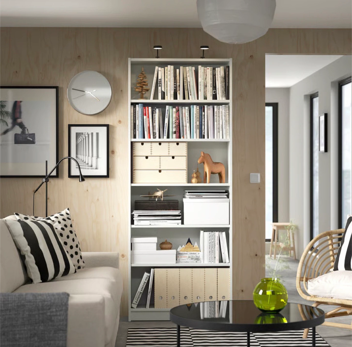 White IKEA Billy Bookshelf - photo 2