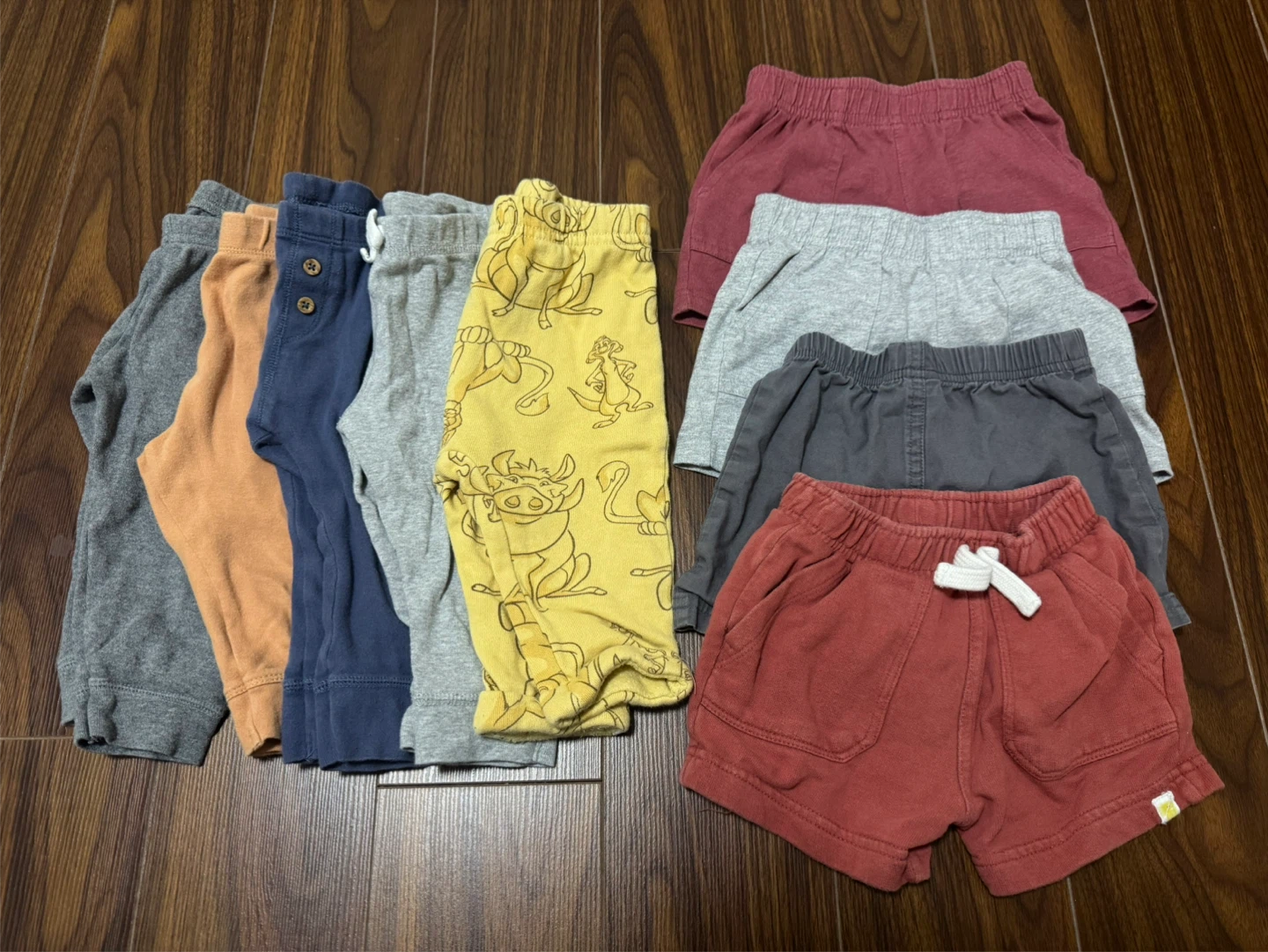 Bundle of 9 Baby & Toddler Pants and Shorts