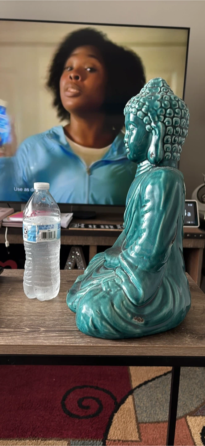 Turquoise Buddha Figurine - photo 4
