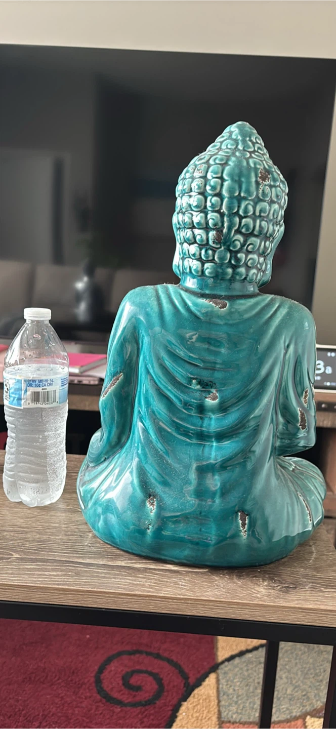 Turquoise Buddha Figurine - photo 3
