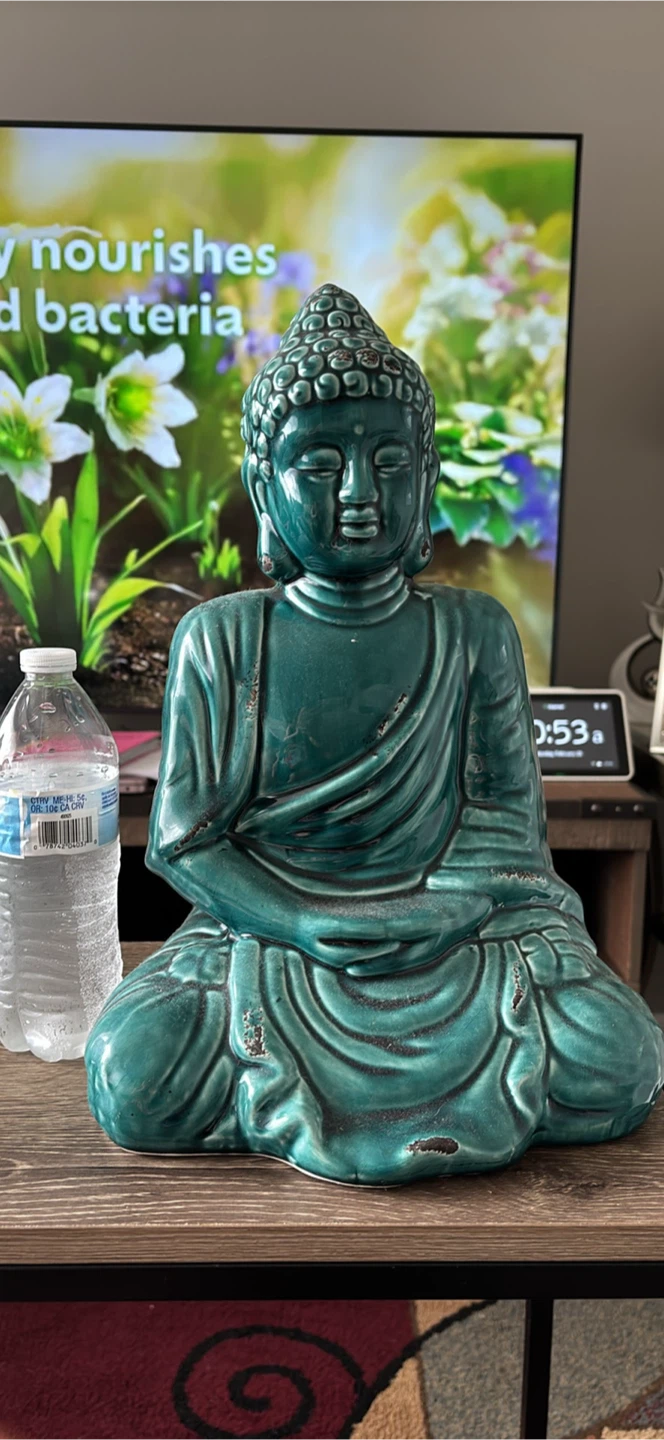 Turquoise Buddha Figurine - photo 5