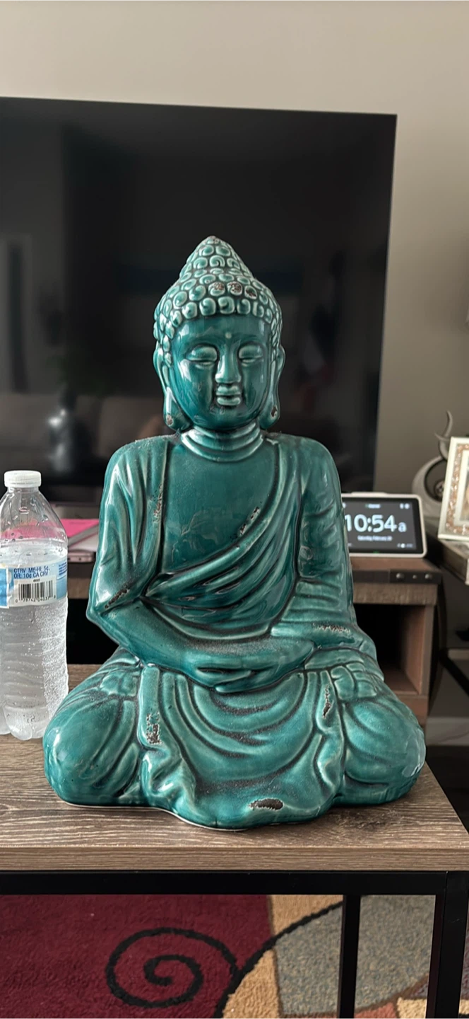 Turquoise Buddha Figurine
