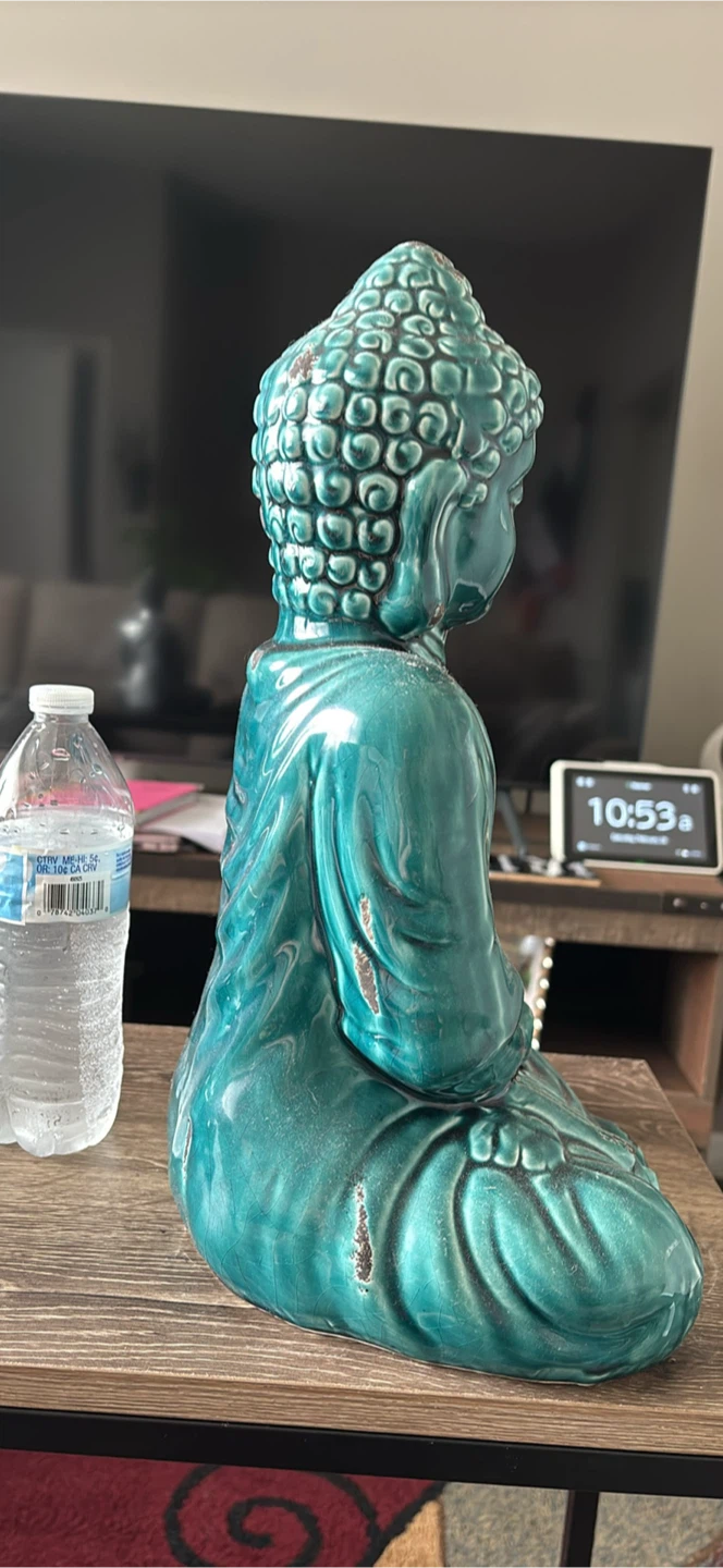 Turquoise Buddha Figurine - photo 2