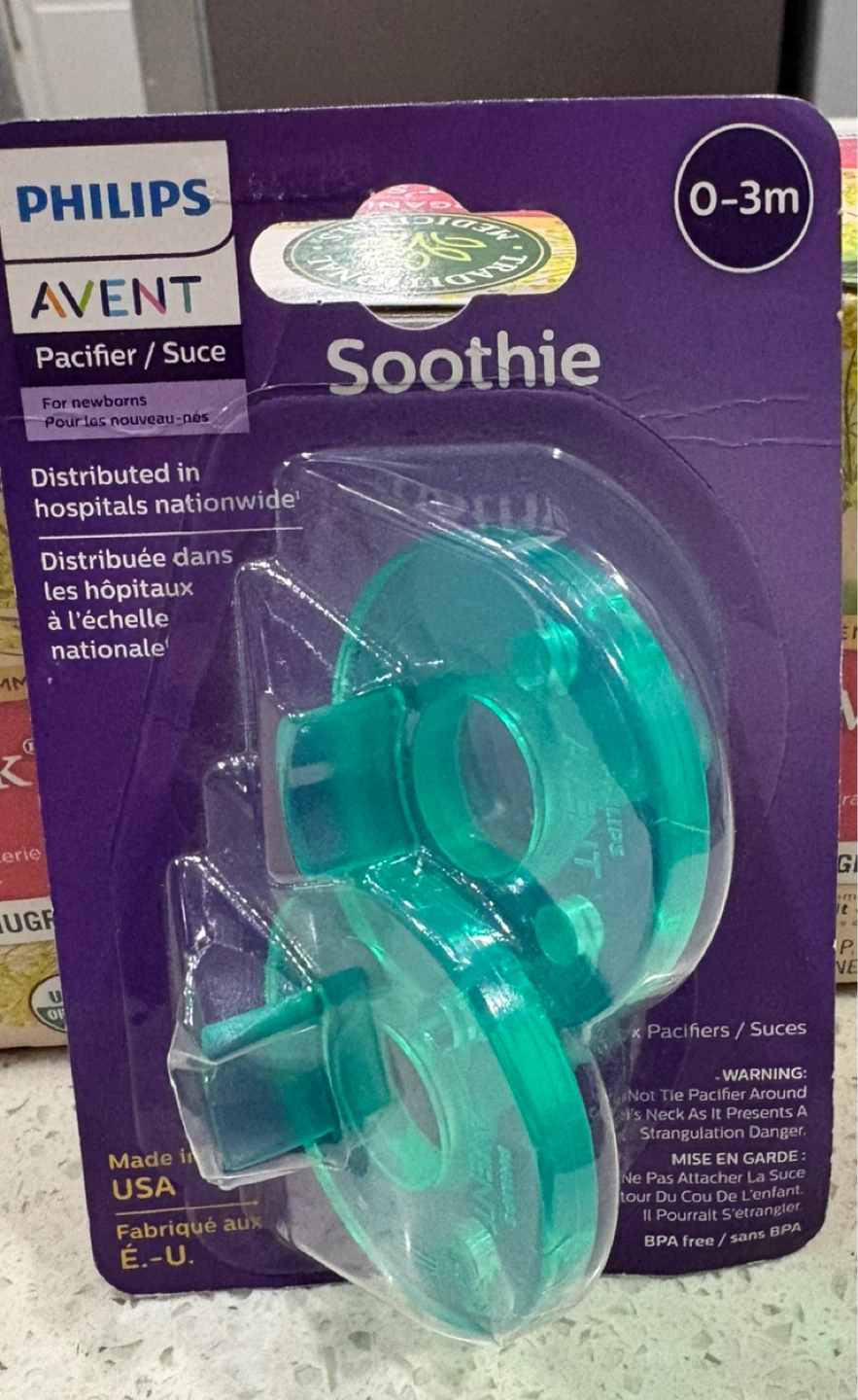 Philips Avent Soothie Pacifiers 0-3m