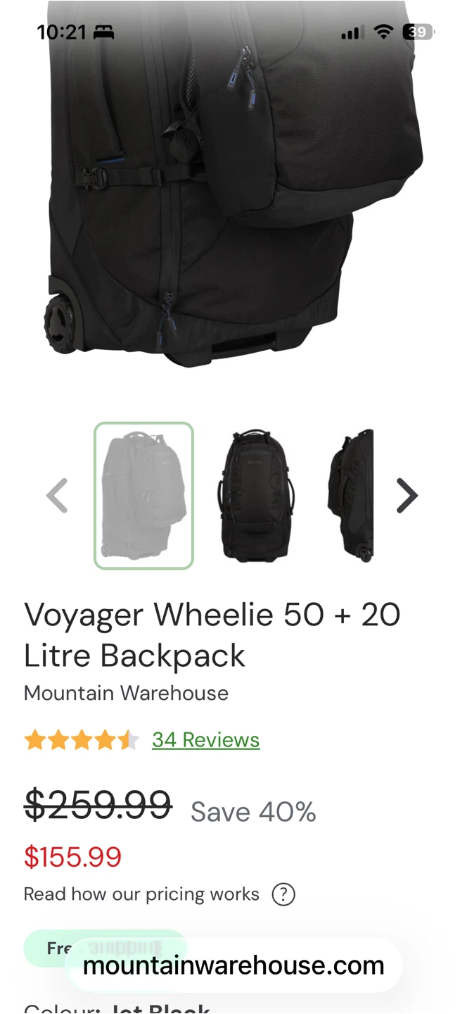 Mountain Warehouse Black Backpack - photo 3