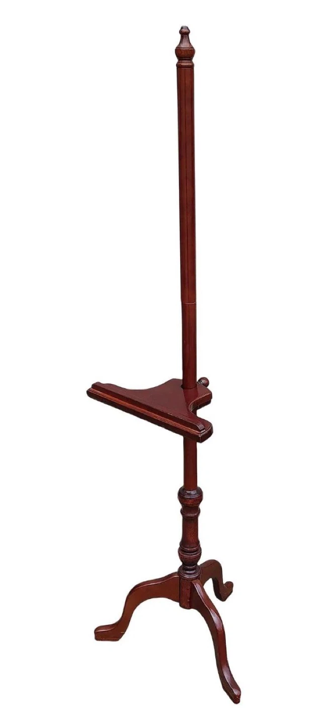 Vintage Cherry Wood Easel: Adjustable Tripod Painting Display - photo 2