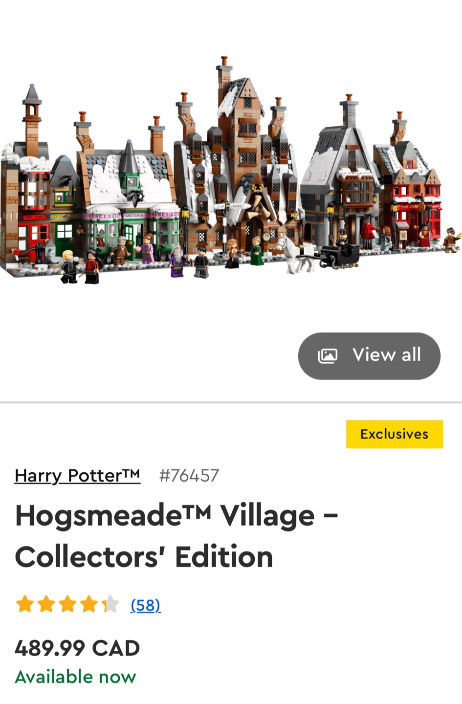 LEGO Harry Potter Hogsmeade Village Collectors' Edition - photo 2