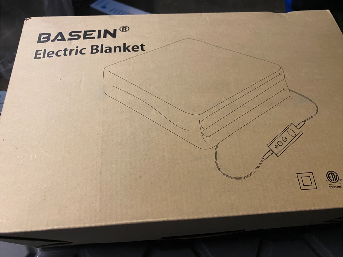 BASEIN Electric Blanket 50" x 60"
