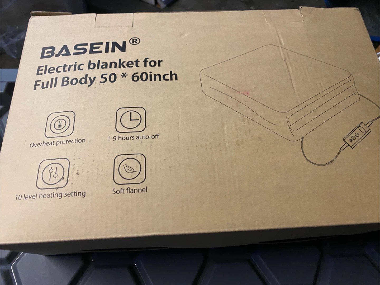 BASEIN Electric Blanket 50" x 60" - photo 2