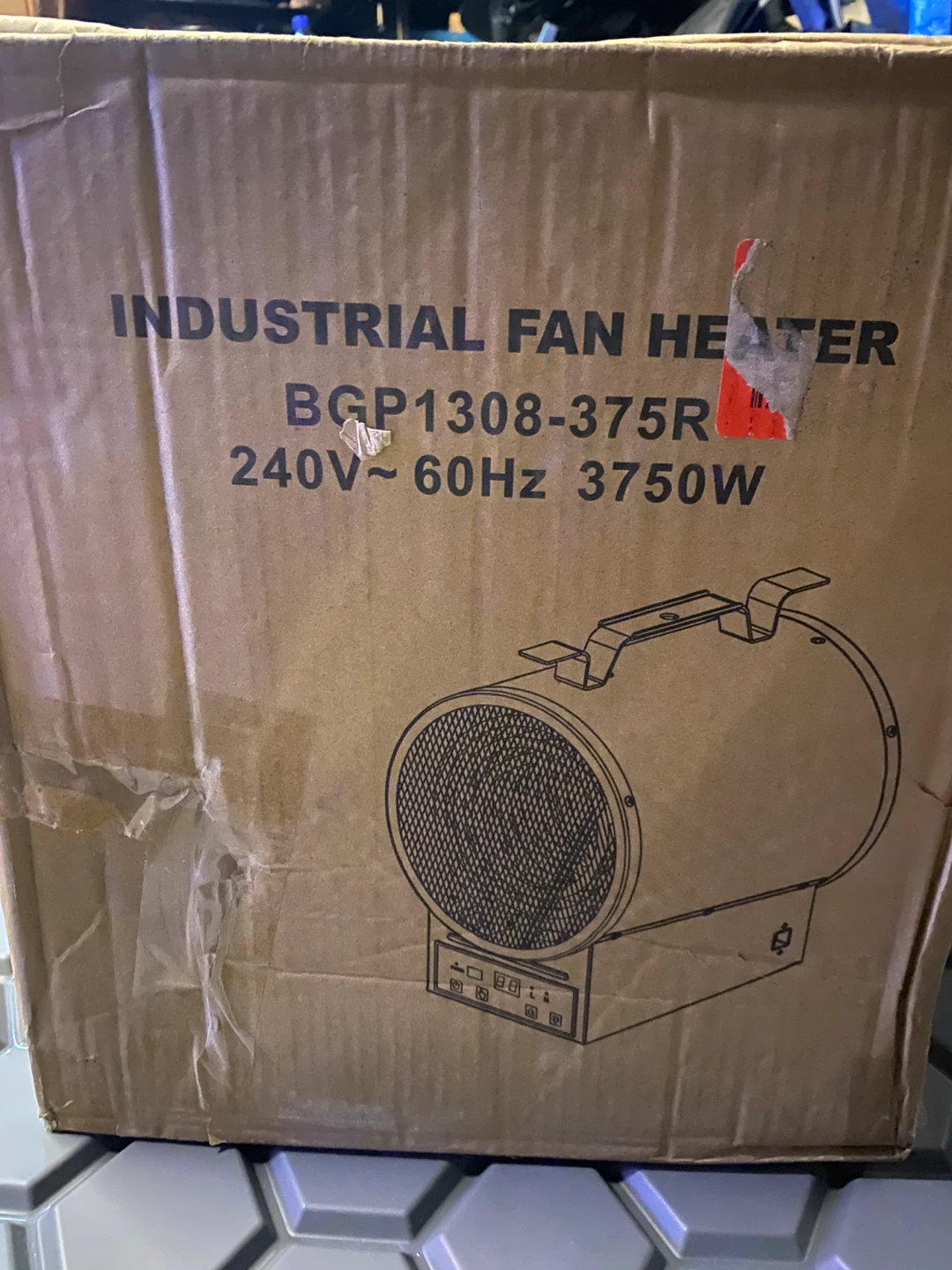 Industrial Fan Heater BGP1308-375R