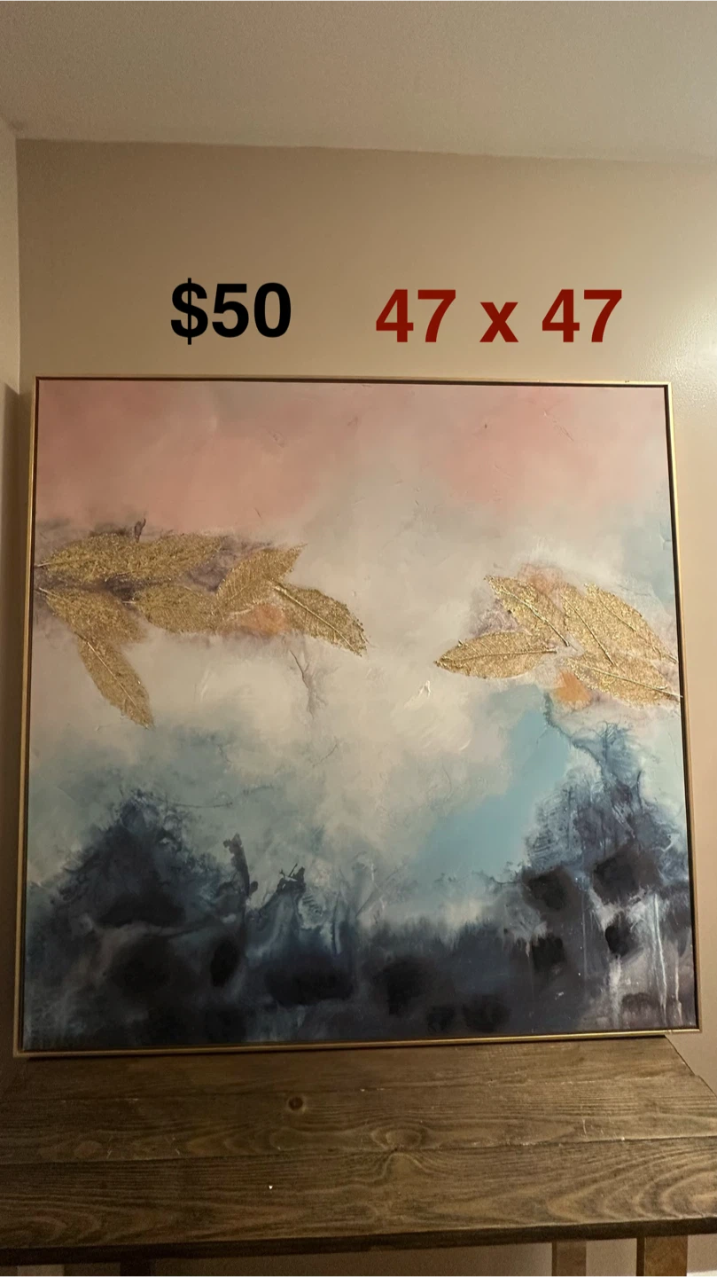 Abstract Wall Art Painting 47x47