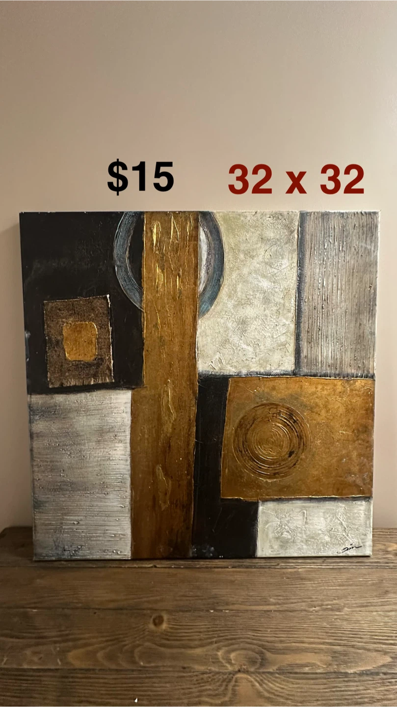 Abstract Wall Art Painting - 32 x 32