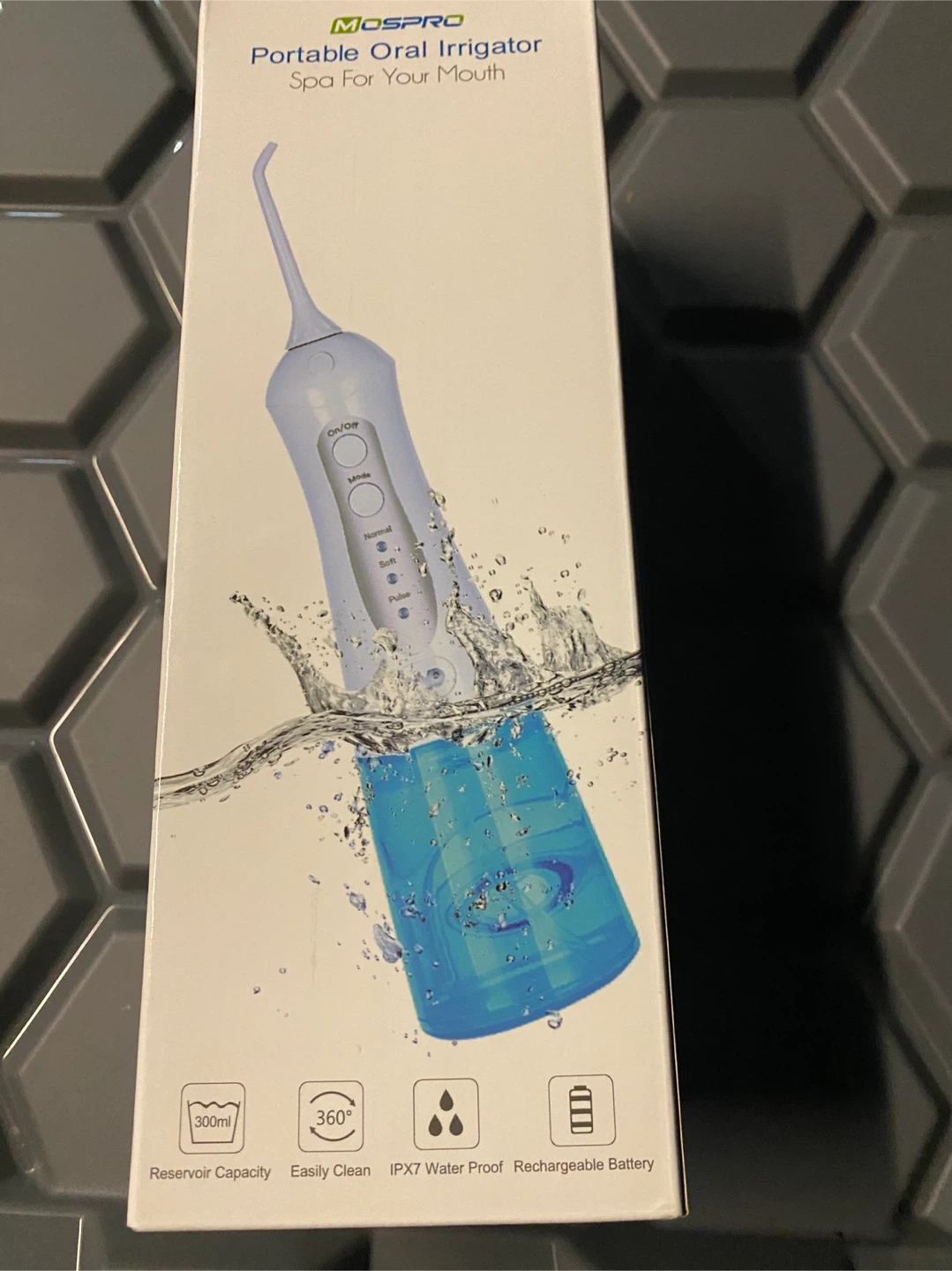 MOSPRO Portable Oral Irrigator - 300ml Reservoir