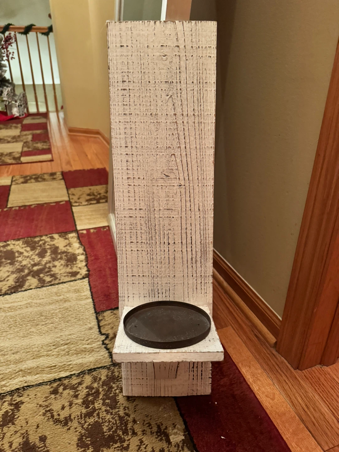 Rustic pillar sconces