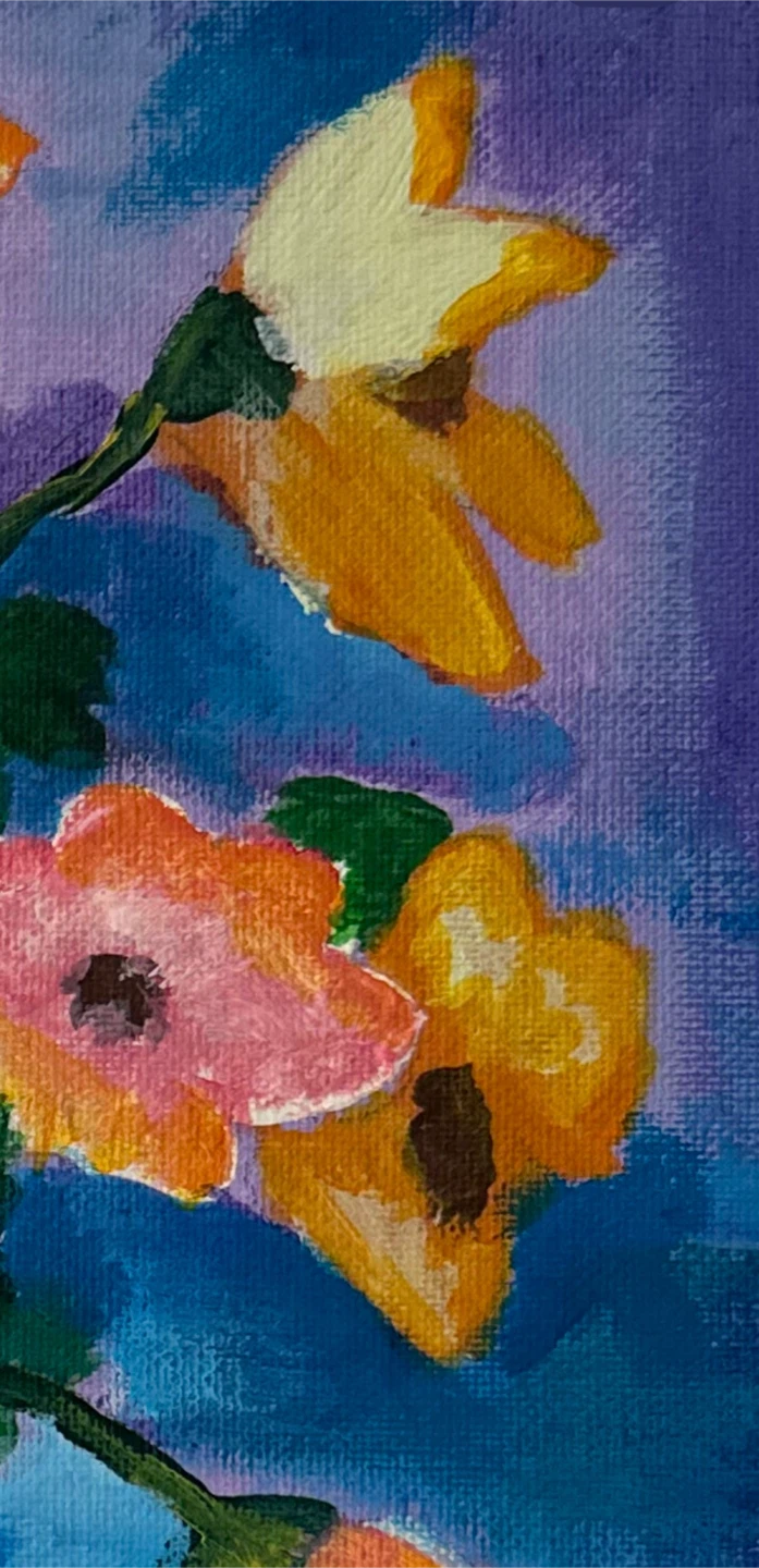 Original Acrylic Painting - Floral Still Life - photo 4