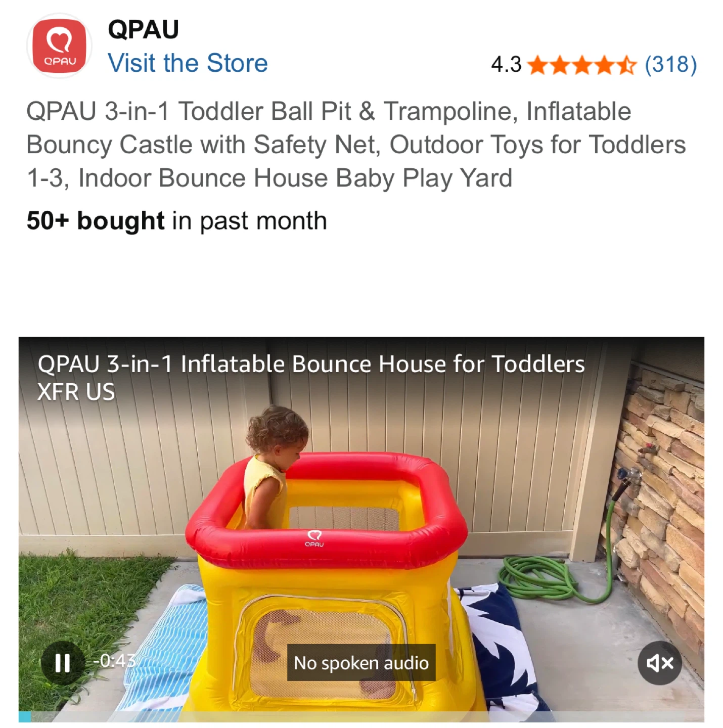 QPAU 3-in-1 Toddler Ball Pit & Trampoline - photo 5