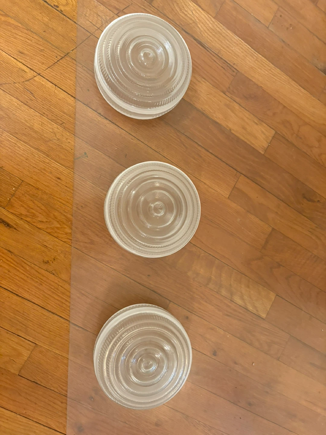 Lot of 3 Glass Lamp Shades - photo 4