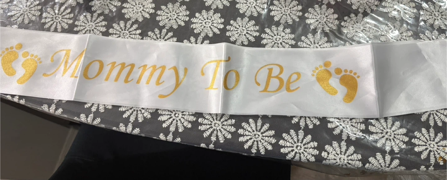 Mommy to be Sash-baby shower - photo 2