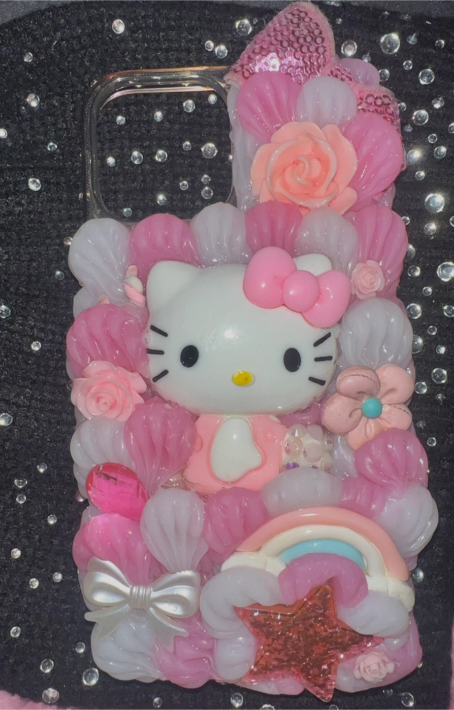 Custom Bling Hello Kitty Phone Case