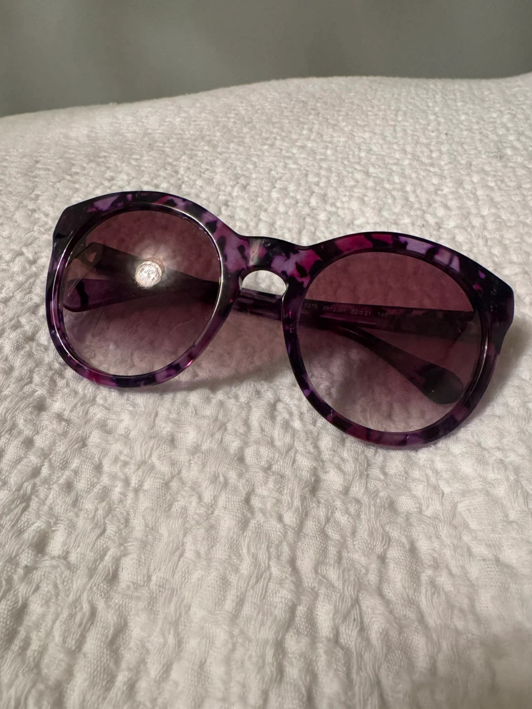 Dolce & Gabbana Purple Marble Sunglasses