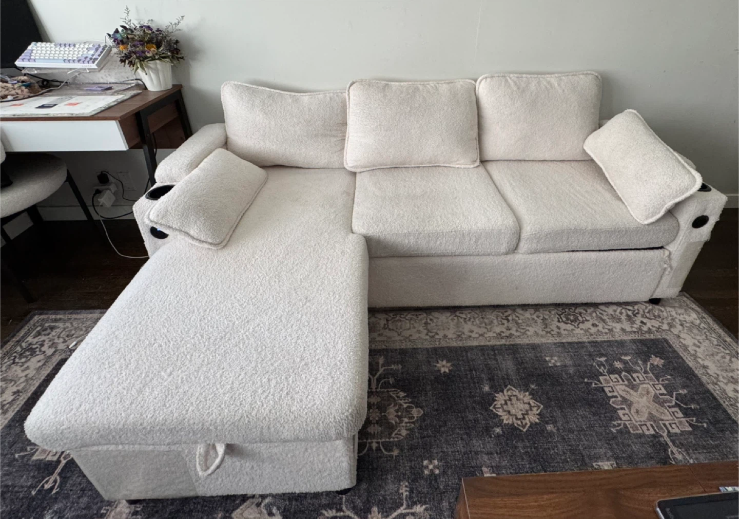 Sectional Sofa with Storage - photo 2