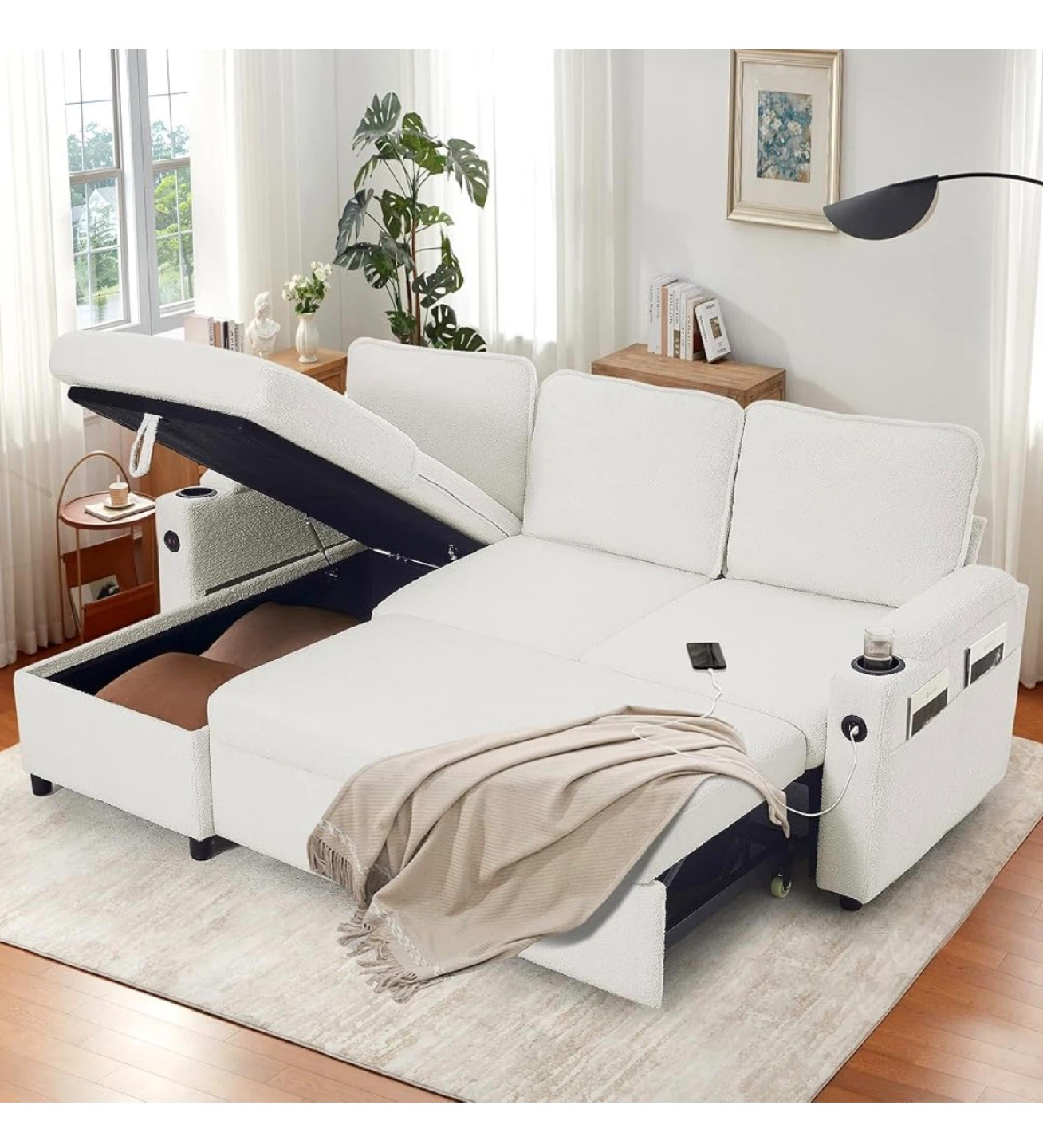 Sectional Sofa with Storage