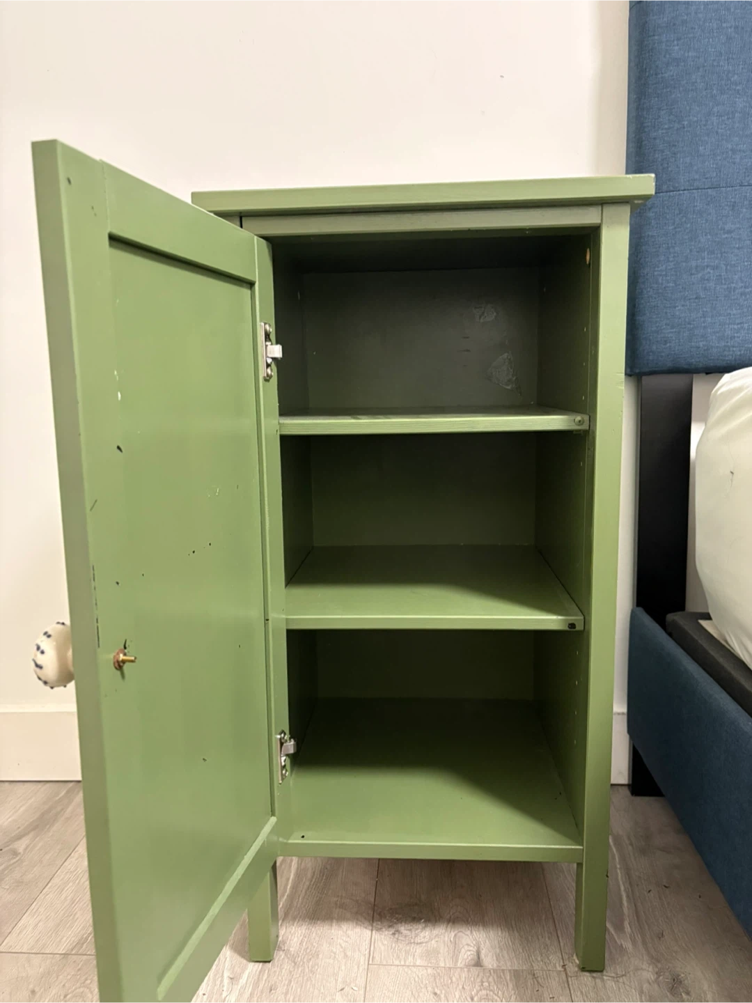 Two sage green Nightstands - photo 2