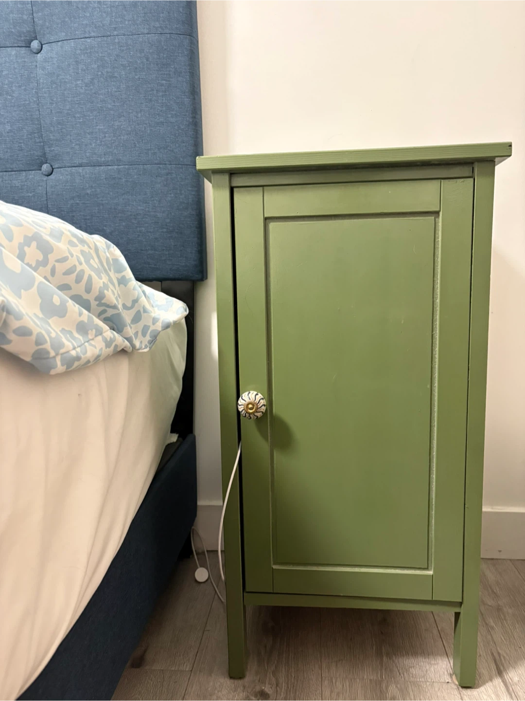 Two sage green Nightstands - photo 3