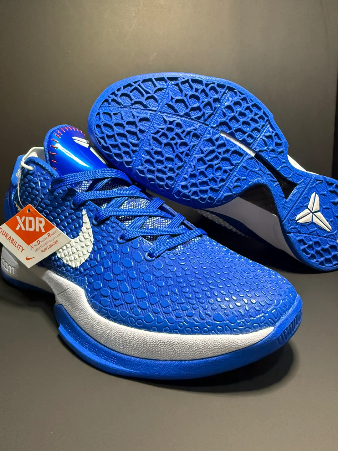 Nike Kobe 6  Blue Basketball Shoes - photo 4