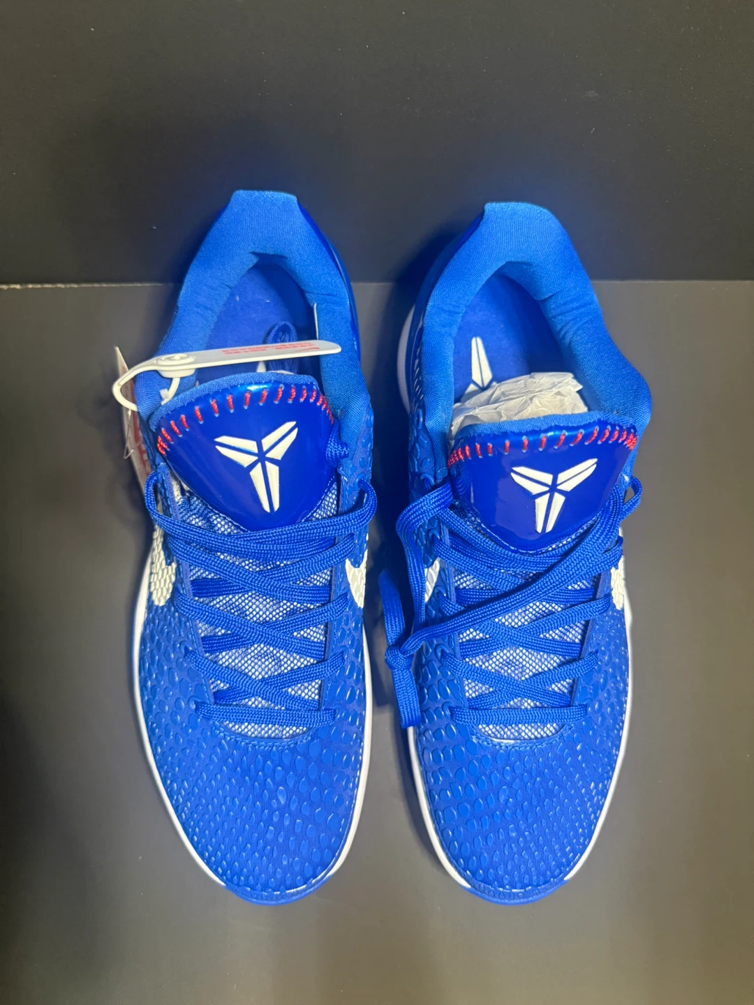 Nike Kobe 6  Blue Basketball Shoes - photo 3