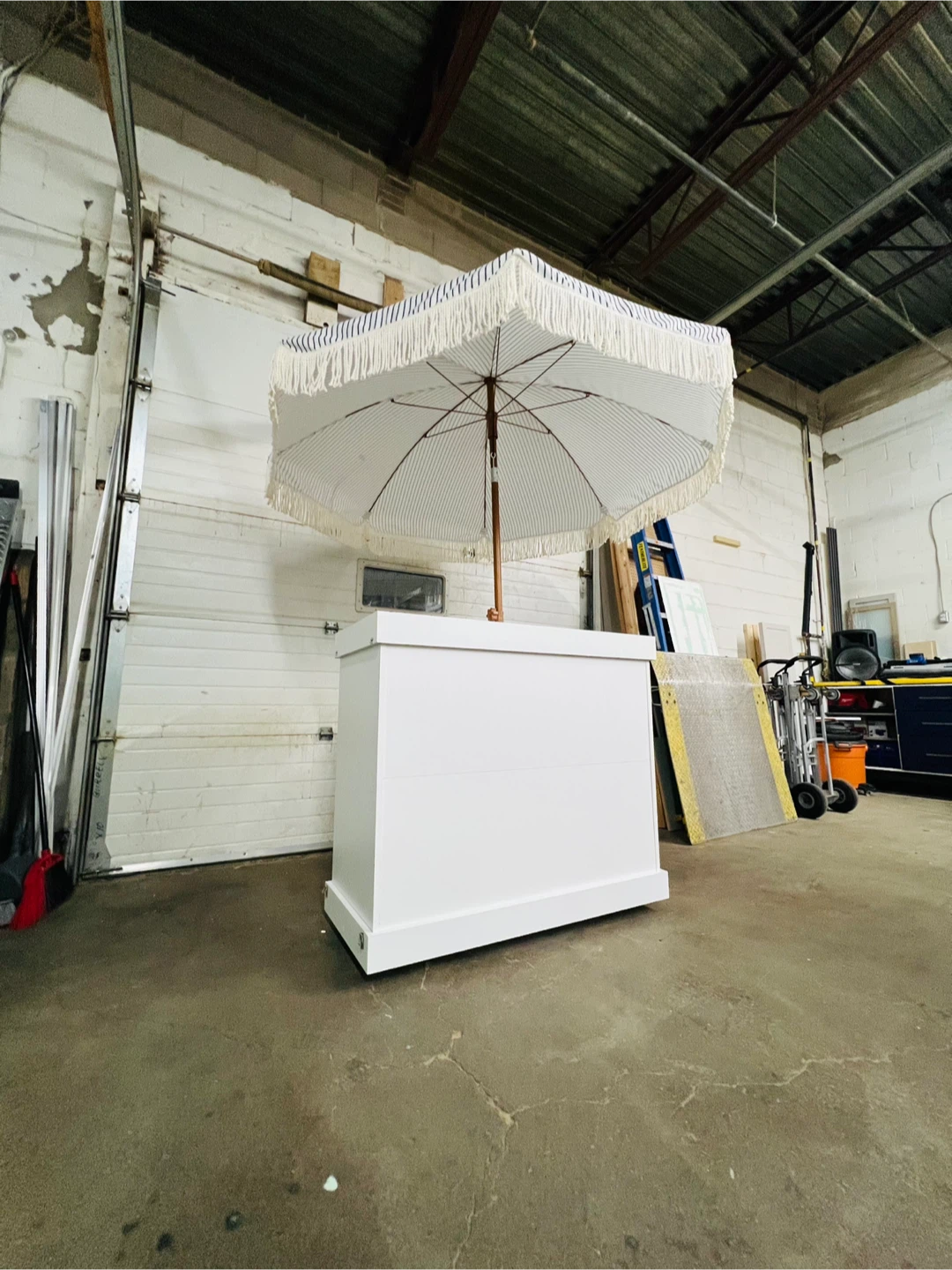 Collapsible Coffee Cart on Wheels – Mobile & Space Saving - photo 3
