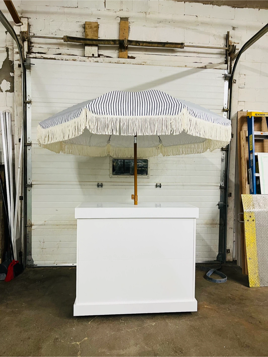 Collapsible Coffee Cart on Wheels – Mobile & Space Saving