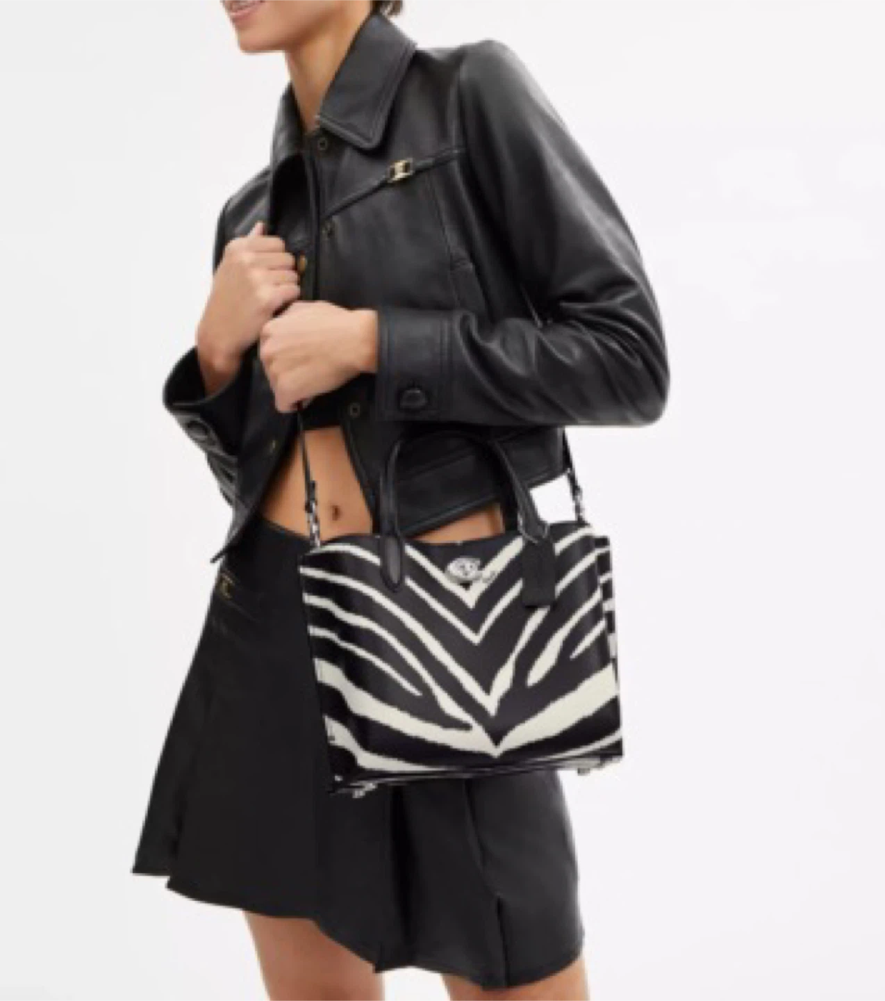 Coach Zebra Willow 24 Tote Bag - photo 5
