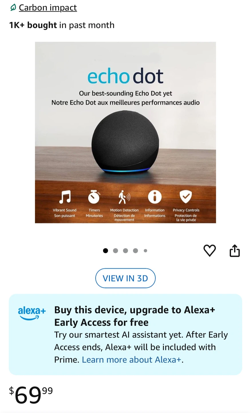 Amazon Echo Dot (4th Gen) Smart Speaker