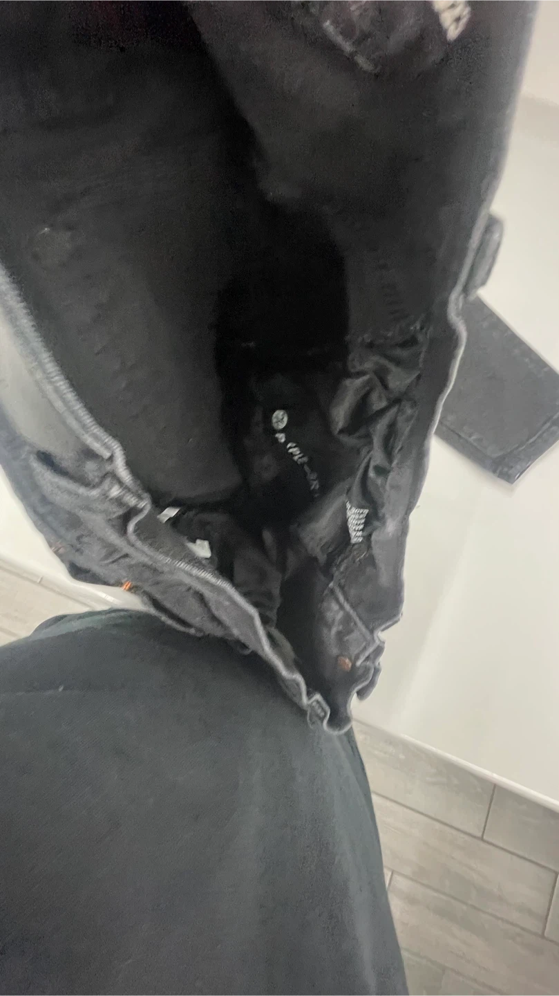 Purple Brand Black Textured Jeans