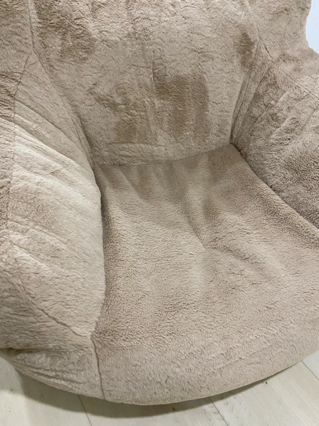 Bean Bag / Foam Chair - Puffy Structured - Brown - photo 3