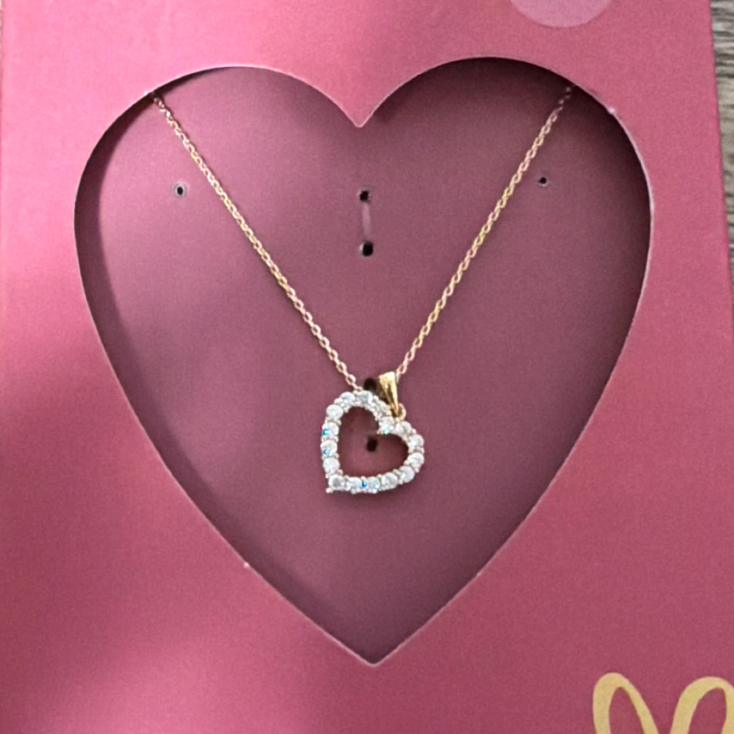 I am Zirconia Heart Necklace - photo 2