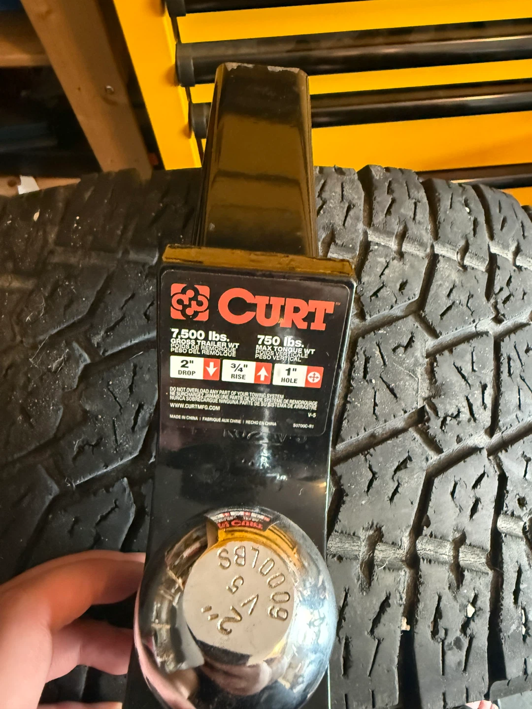 CURT Ball Mount 2" Drop