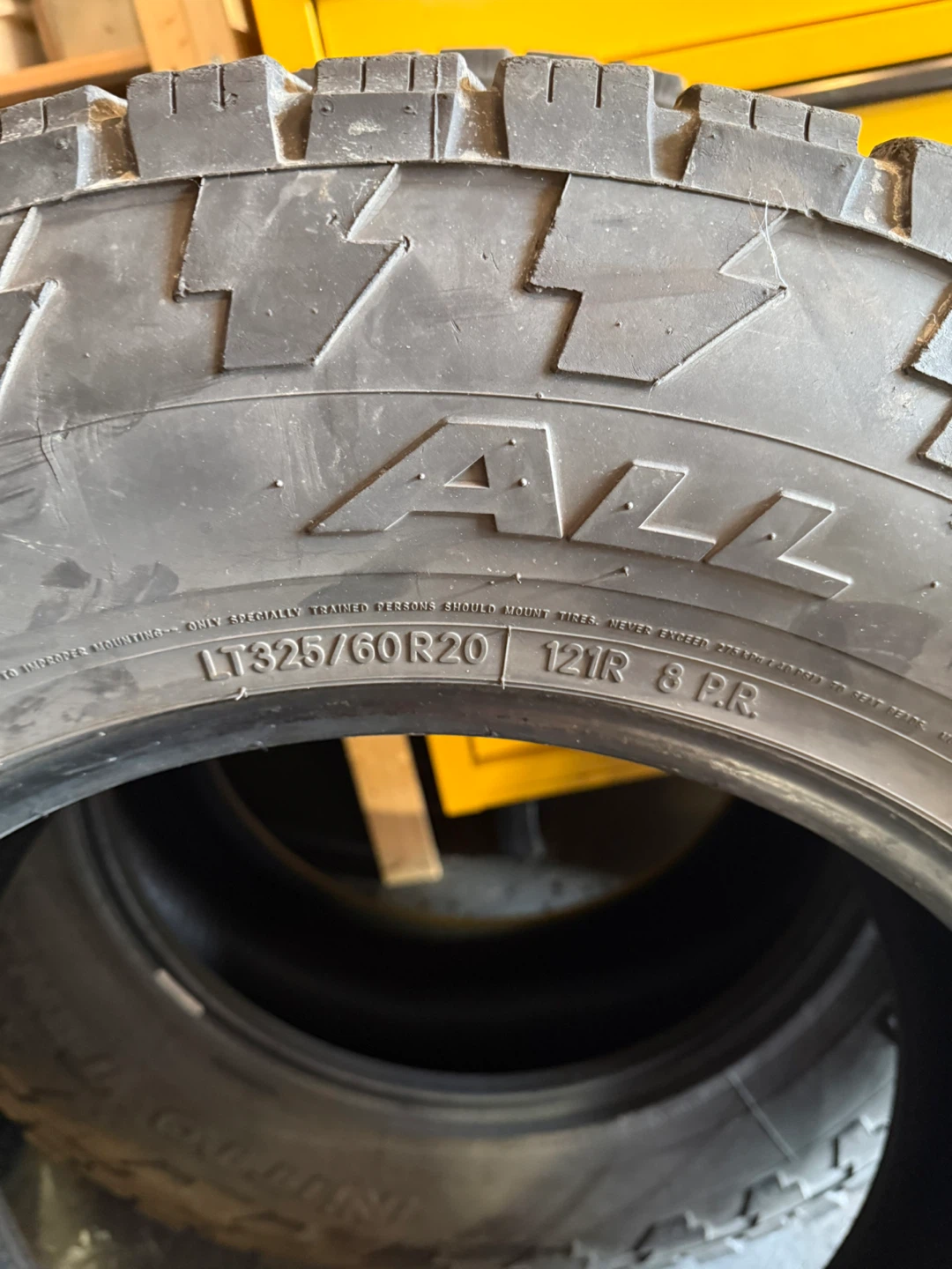 Nitto Terra Grappler A/T tires Size: LT325/60R20 (121R, 8 ply) - photo 2