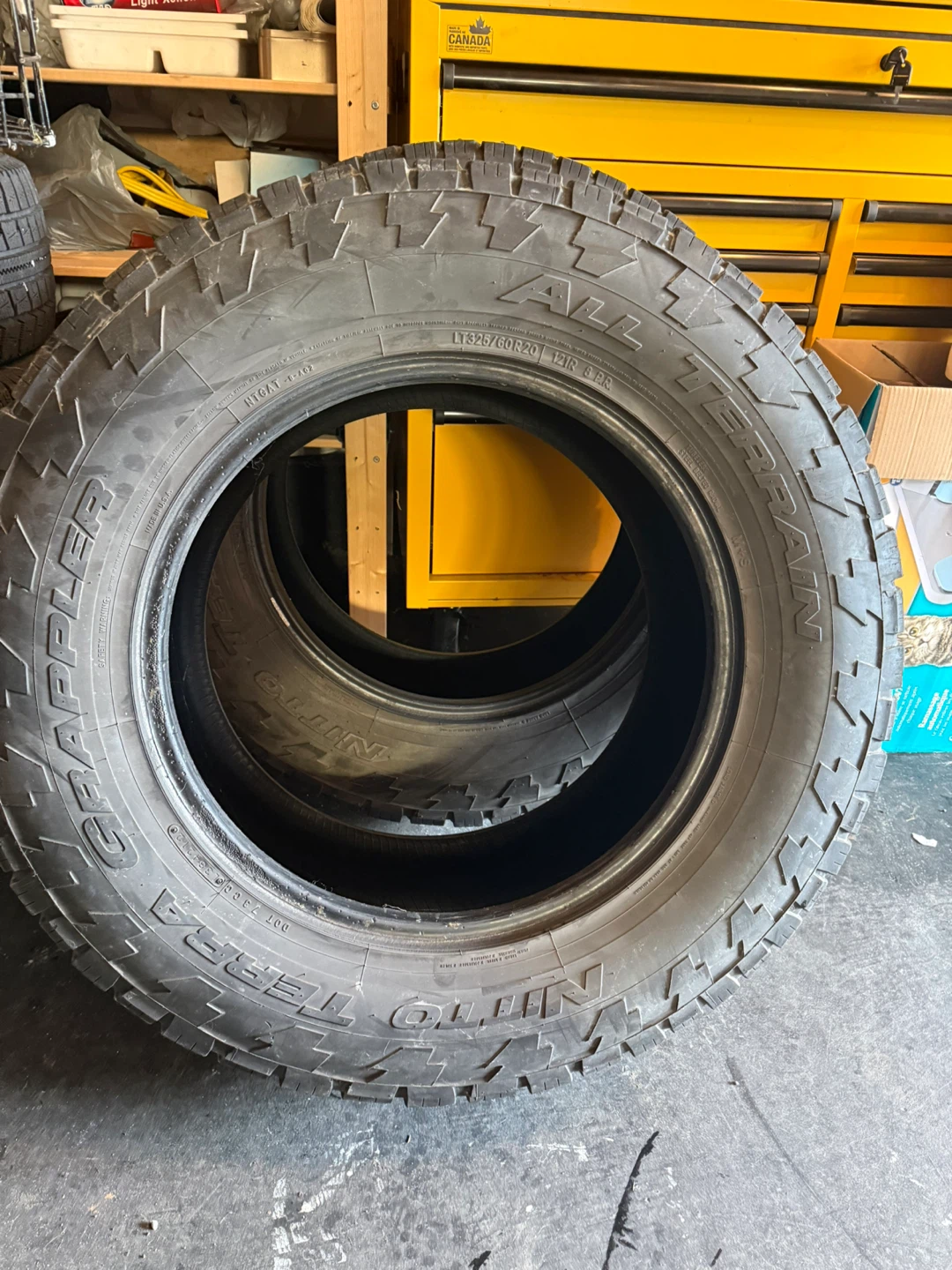 Nitto Terra Grappler A/T tires Size: LT325/60R20 (121R, 8 ply)