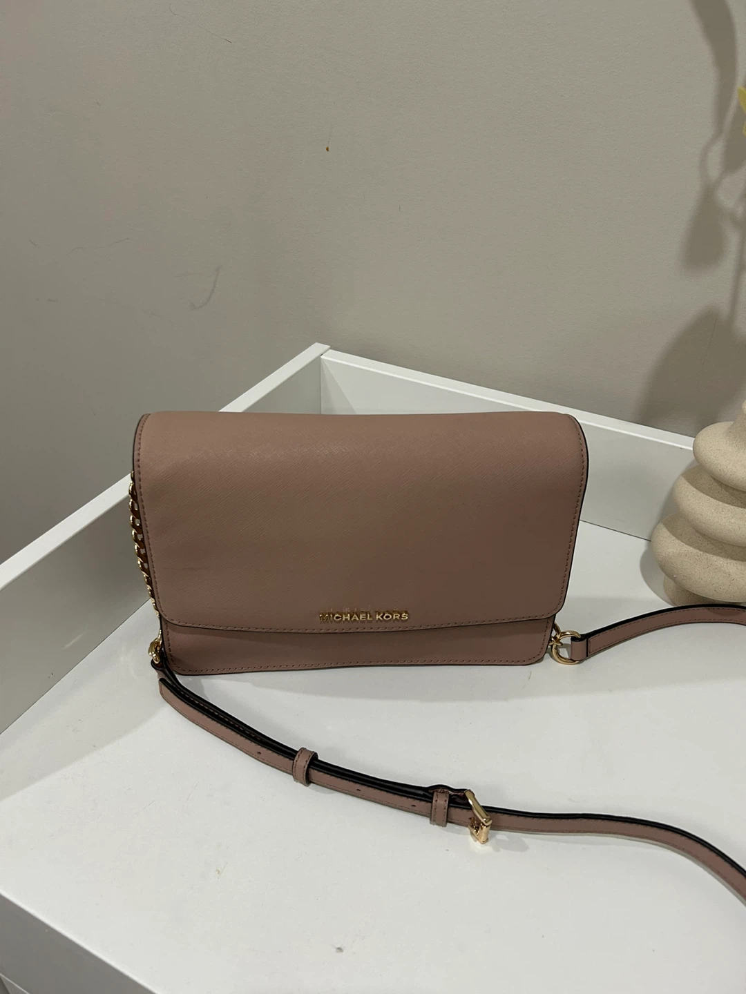 Michael Kors Blush Pink Leather Crossbody Wallet - photo 2