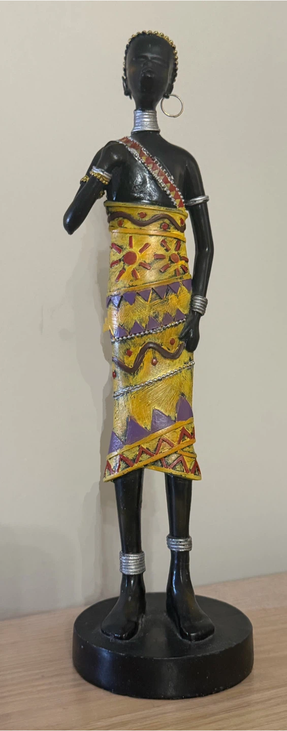Set of 5 African Tribal Figurines - photo 5
