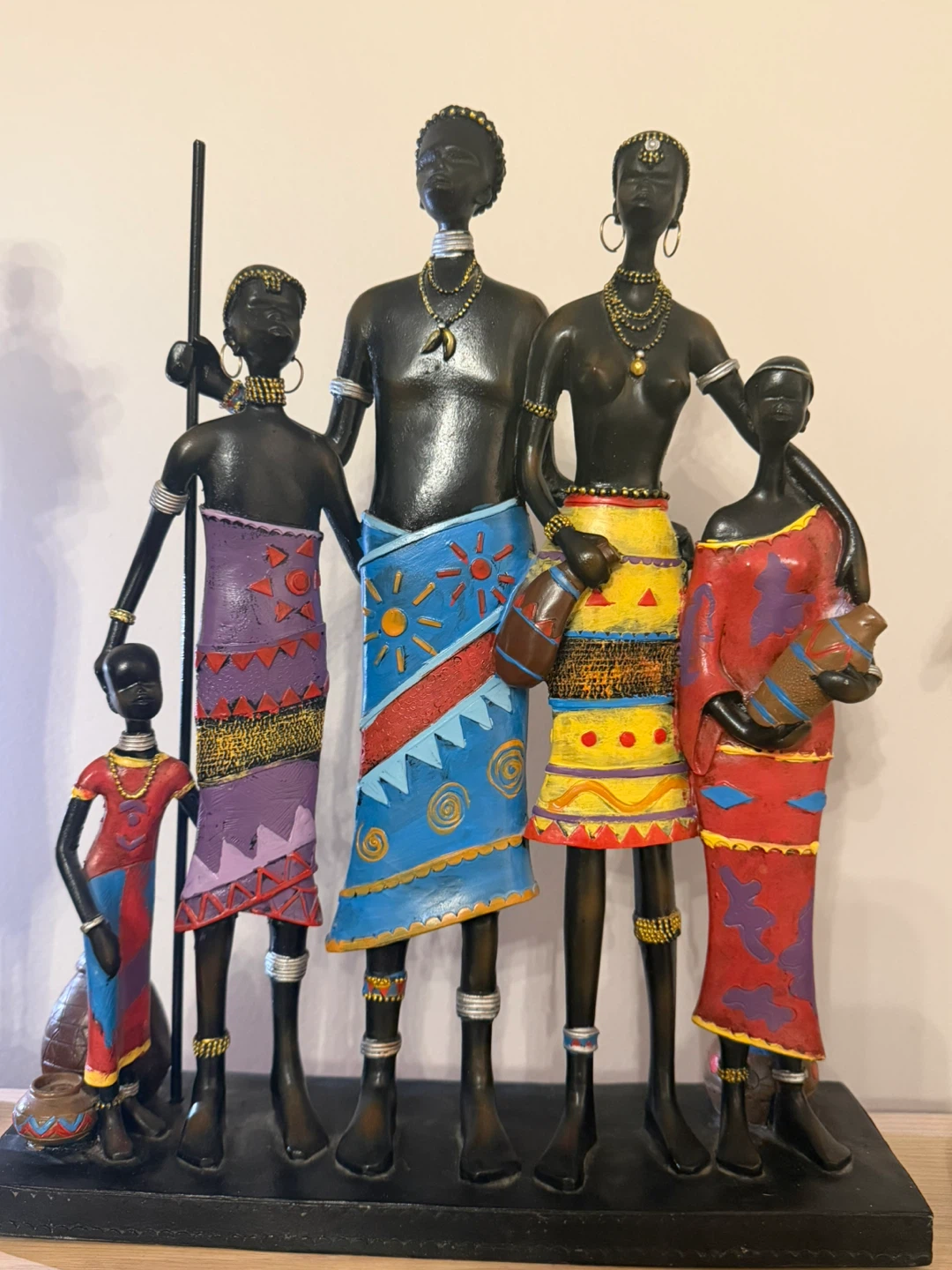 Set of 5 African Tribal Figurines - photo 2