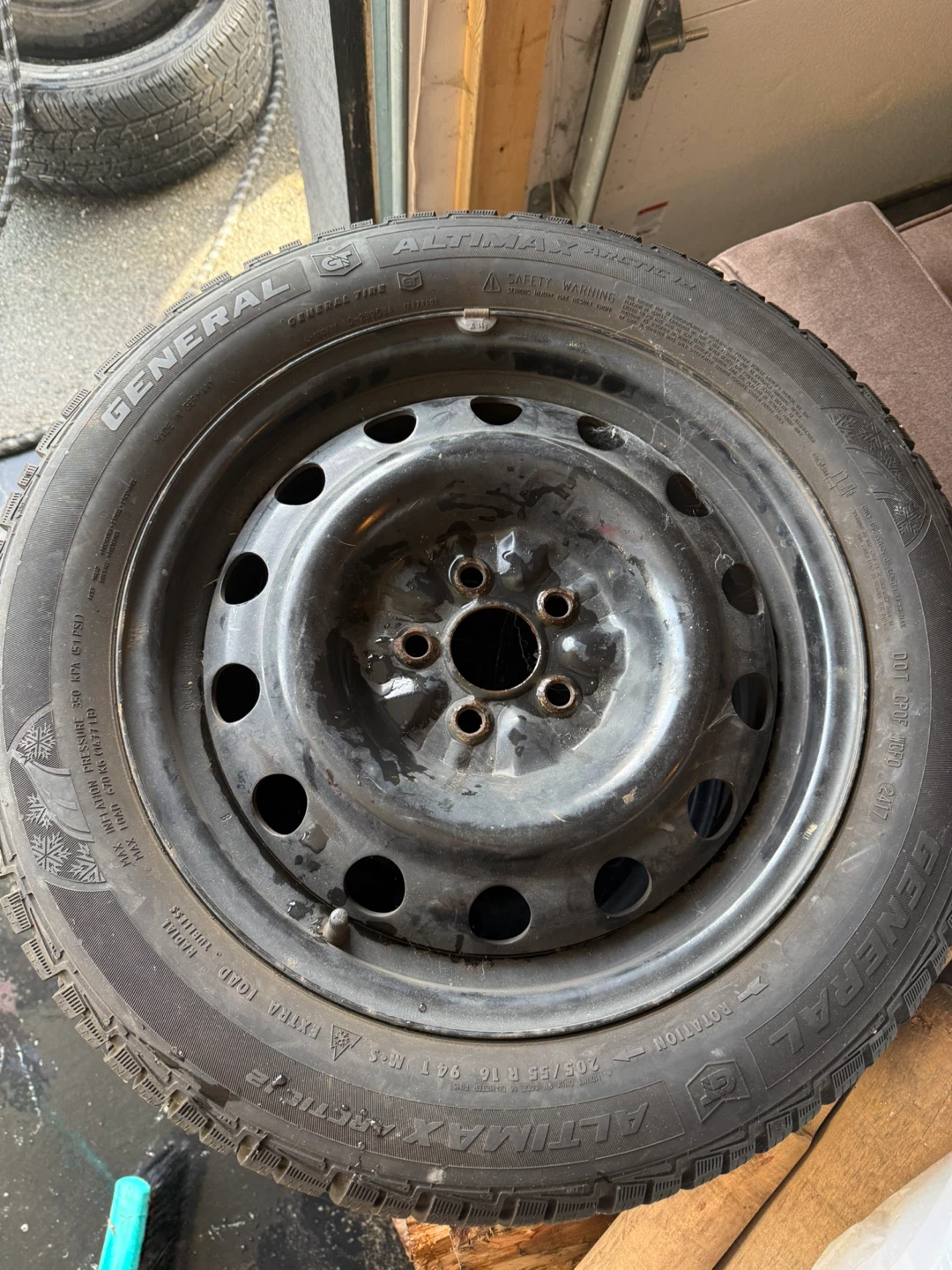 General Altimax 205/55R16 Winter Tires - photo 4